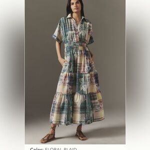 Anthropologie The Somerset Maxi Shirt Dress - XS -NWT